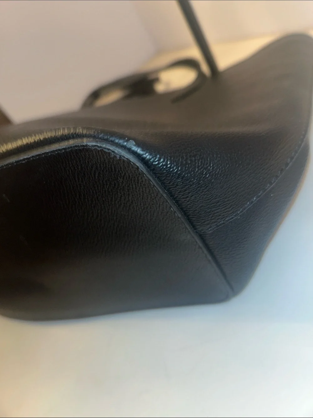 kate spade Black Leather Tote with Dual Shoulder Straps